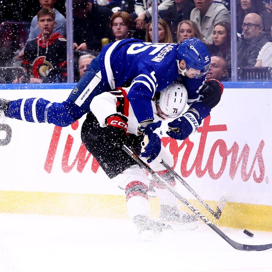 Domi scores in OT, Maple Leafs top Senators 3-2 to grab 2-0 lead in Battle of Ontario